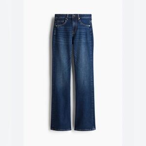 Women's High-Rise Wide-Leg Jeans - Dark Blue